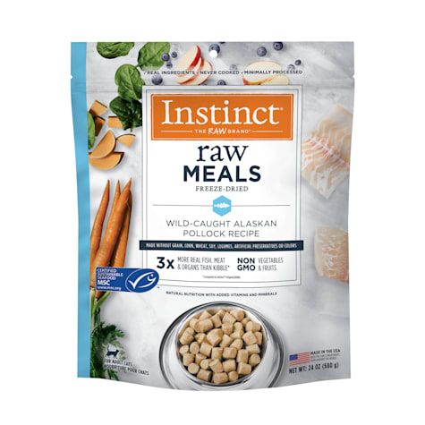 Instinct Raw Meals Freeze-Dried Pollock Cat Food
