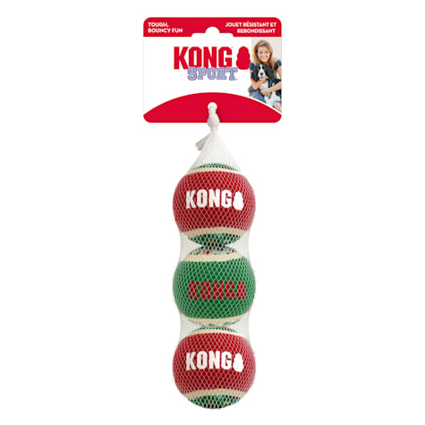 KONG Holiday Sport Balls Dog Toy Assorted