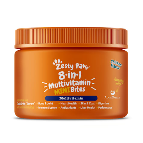 Zesty Paws Chicken 8-in-1 Multivitamin MINI Bites for Dogs
