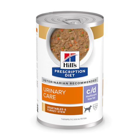 Hill's Prescription Diet c/d Multicare Low Fat Urinary Care Vegetables & Turkey Stew Wet Dog Food