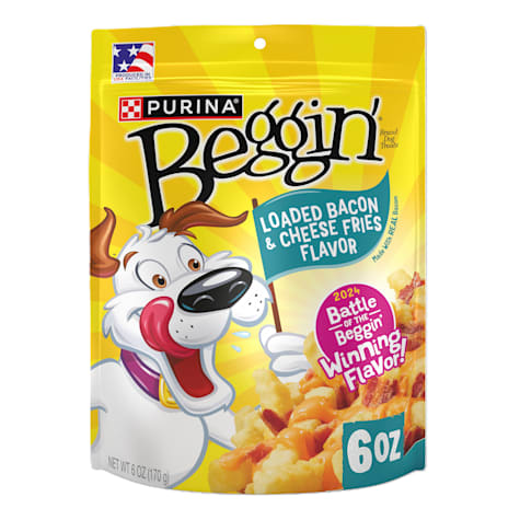 Purina Beggin' Loaded Bacon and Cheese Fries Flavor Treats for Dogs