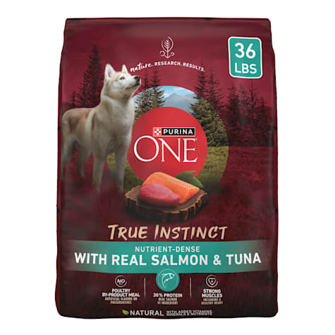 Purina ONE True Instinct Real Salmon and Tuna Natural  High Protein Dry Dog Food