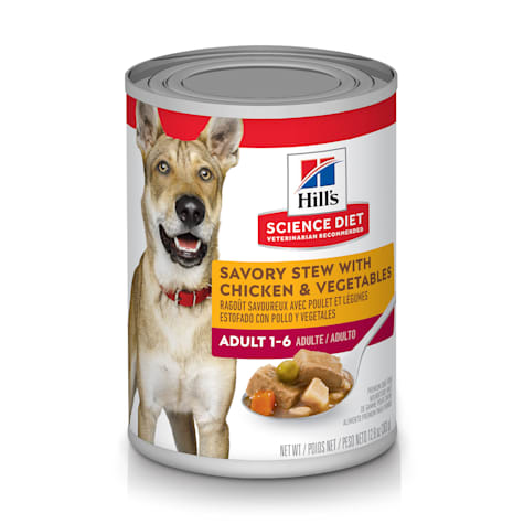 Hill's Science Diet Adult Savory Stew with Chicken & Vegetables Canned Wet Dog Food