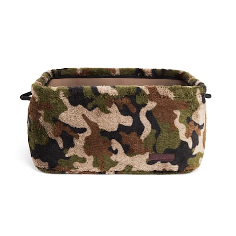 Reddy Faux Shearling Toy Bin for Dogs
