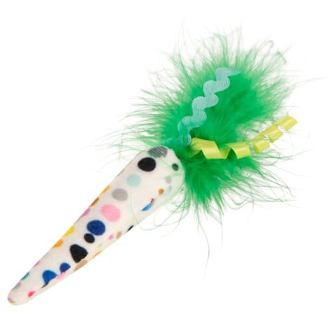 SmartyKat Catnip Carrot Crinkle Plush Cat Toy