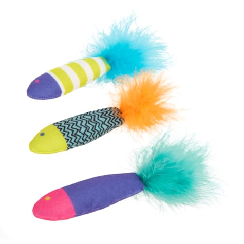 SmartyKat Catnip Fish Plush Cat Toy