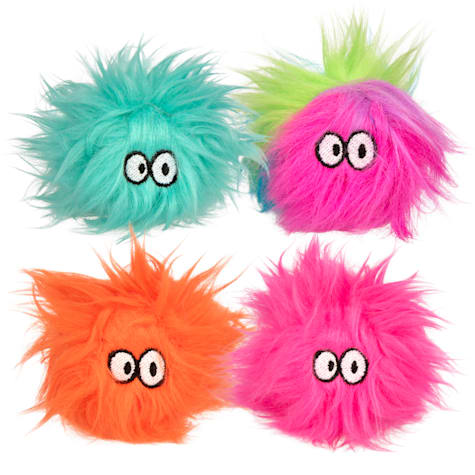 SmartyKat Lil' Furballz Plush Catnip Ball Cat Toy