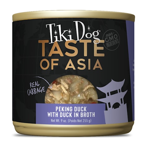 Tiki Dog Taste of the World Asia, Peking Duck with Duck in Broth Wet Dog Food
