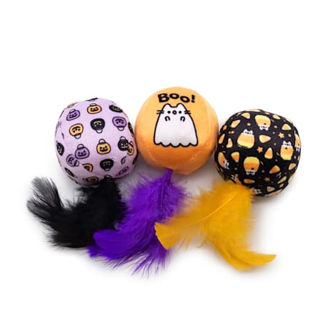 Pusheen Halloween Crinkle Balls Cat Toy