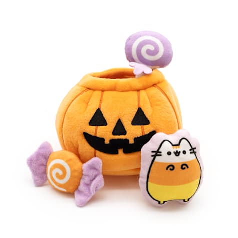 Pusheen Halloween Pumpkin Hideaway Cat Toy