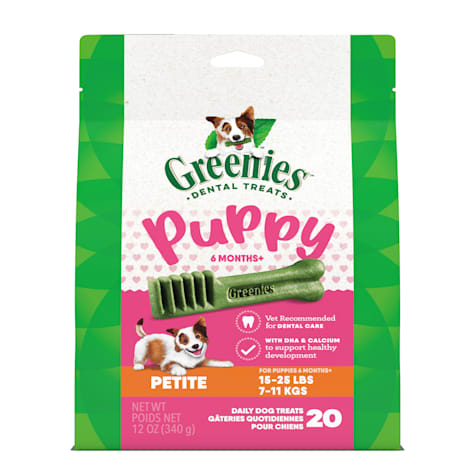 Greenies Puppy Petite Size Natural Dental Dog Treats