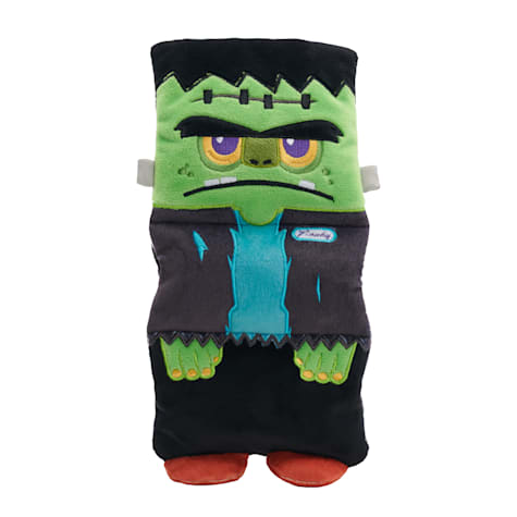 BARK Green/Black Cranky Frankie Halloween Frankenstein Monster Plush Dog Toy