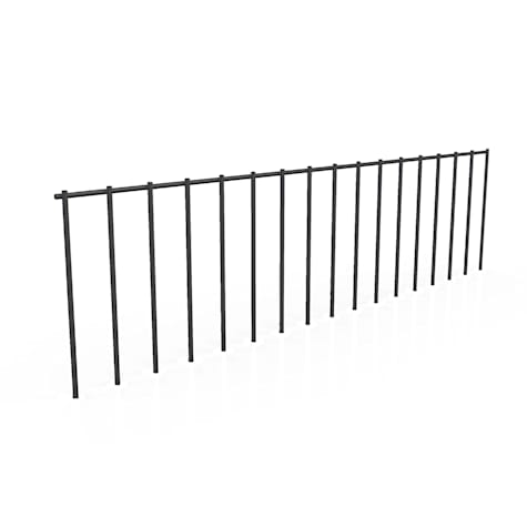 Dig Defence No-Dig Small/Medium Animal Barrier BLACK Powder Coat