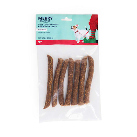 Merry Makings Holiday Yule Logs for Dogs