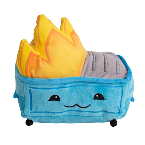 SnugArooz Blue Dumpster Fire Dog Toy