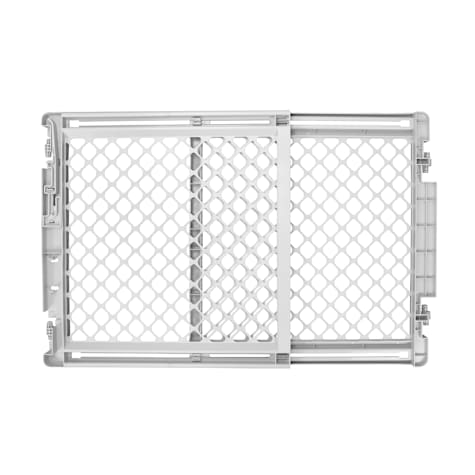 MyPet Gray 2-In-1 Easy Swing Pet Gate
