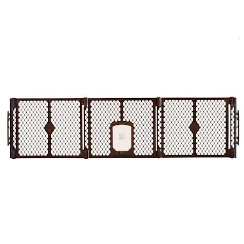 MyPet Extra Wide Gate with Small Pet Door