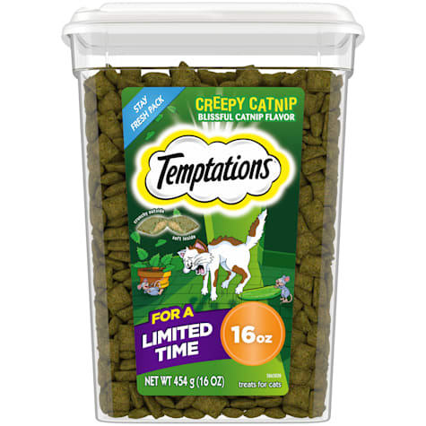 Temptations Classic Creepy Catnip Blissful Flavor Crunchy and Soft Cat Treats