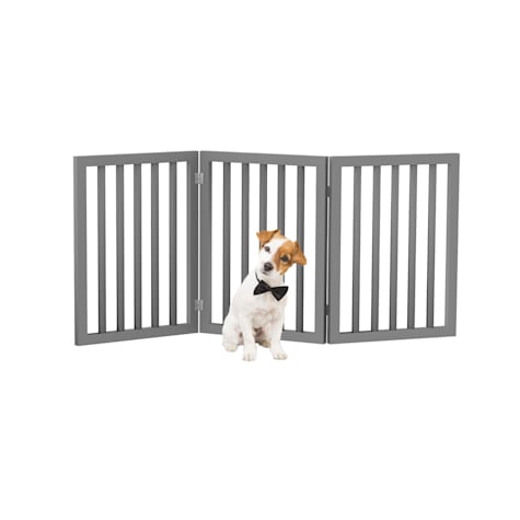 Pet Adobe 3-Panel Foldable Pet Gate 54.5 in-Wide