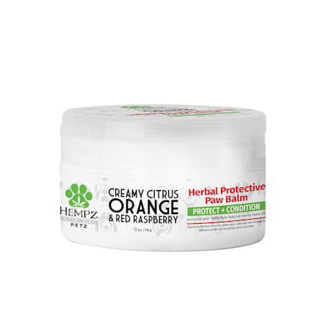 HEMPZ Creamy Citrus Orange & Red Raspberry Herbal Protective Paw Balm for Dogs