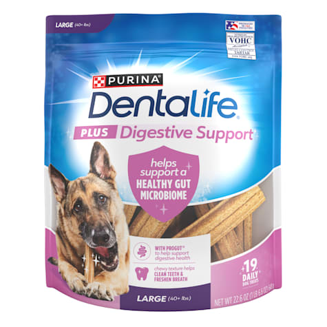 DentaLife Plus Digestive Support Chicken & Pumpkin Flavor Dog Treats for Large Dogs 40 lbs. and up
