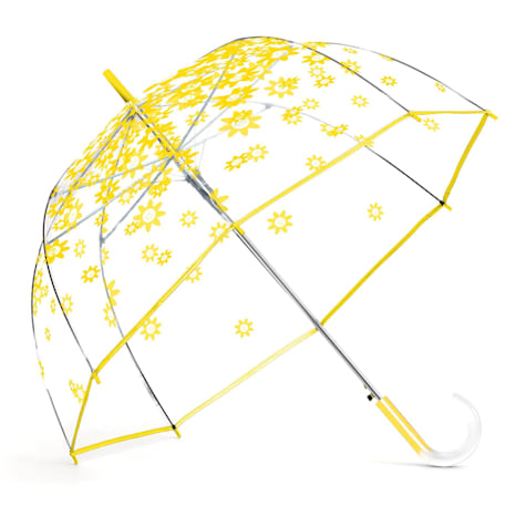 ShedRain Smiley Flower Auto Open Bubble Stick Umbrella