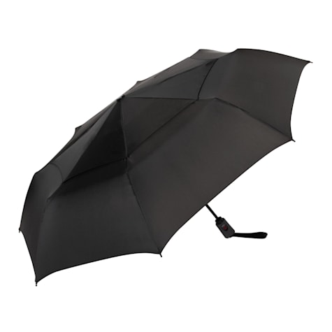 ShedRain Black Vortex Vented Auto-Open/Close Compact Umbrella