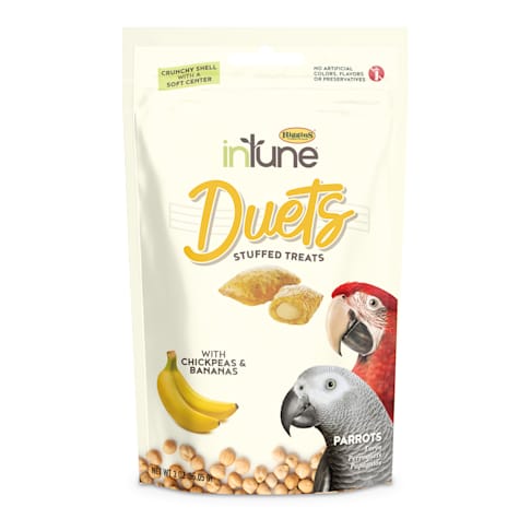 Higgins InTune Duets Chickpeas & Bananas for Parrots & Macaws