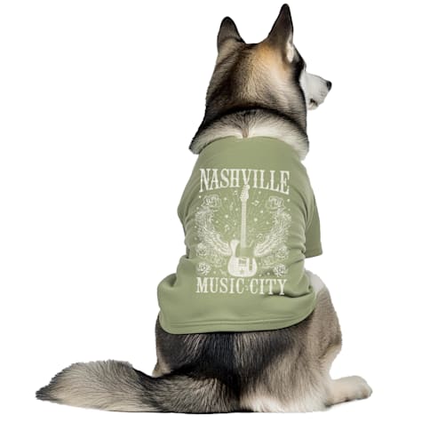 Buttercup Dogs That Rock NASHVILLE MUSIC CITY Dog Tee