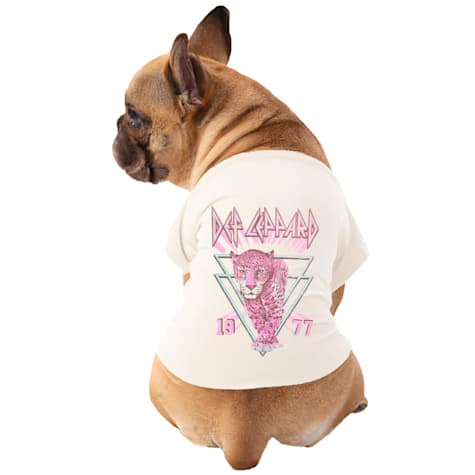 Buttercup Dogs That Rock DEF LEPPARD Dog Tee, X-Small