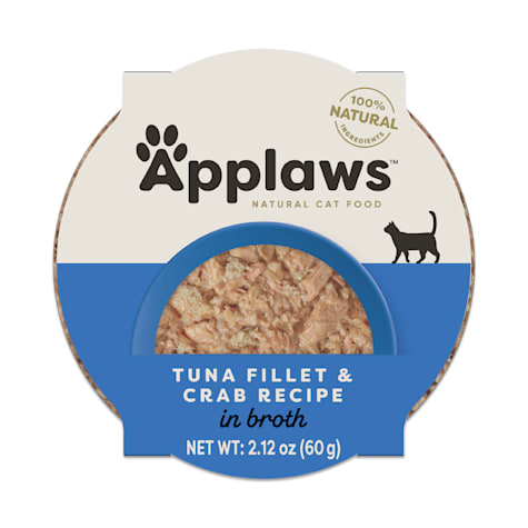 Applaws Natural Tuna Fillet with Crab Pot in Broth Wet Cat Food