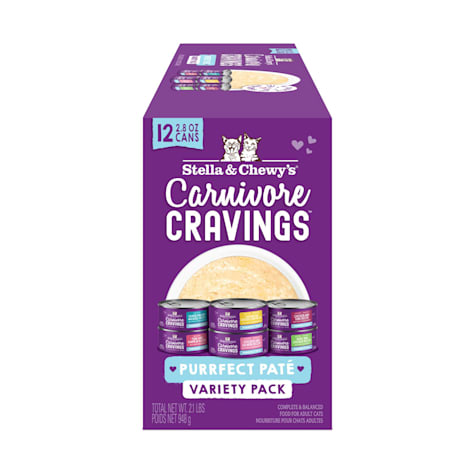 Stella & Chewy's Carnivore Cravings Purrfect Pate Canned Variety Pack Cat Food