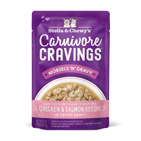 Stella & Chewy's Carnivore Cravings Morsels'N'Gravy Chicken & Salmon Recipe Cat Food