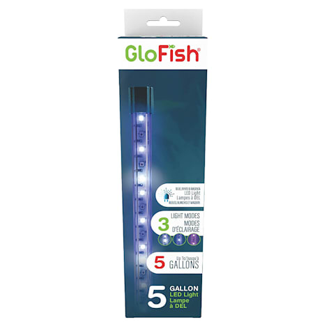 GloFish 8-Inch LED Light Stick for Fish Aquariums up to 5 Gallons