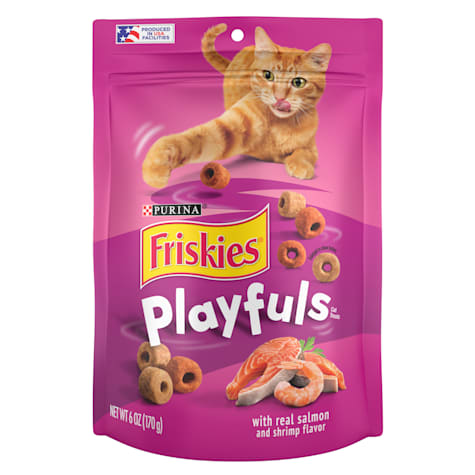 Friskies Playfuls With Salmon and Shrimp Flavor Cat Treats