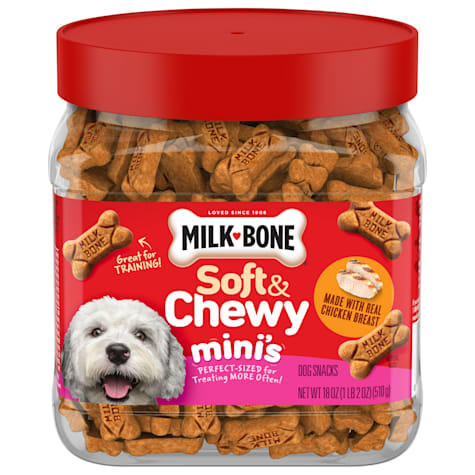 Milk-Bone Soft & Chewy Mini's Dog Treats Made with Real Chicken