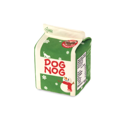 P.L.A.Y PET LIFESTYLE Holiday Classics Pup Nog Dog Toy