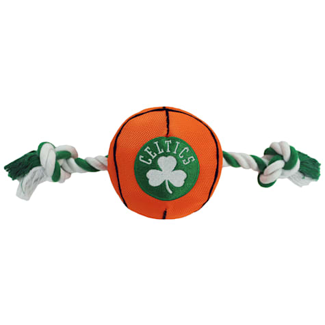 Pets First NBA Boston Celtics Nylon Basketball Rope Dog Toy