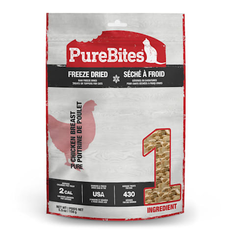 PureBites 1 Ingredient Made in USA Chicken Freeze Dried Cat Treats