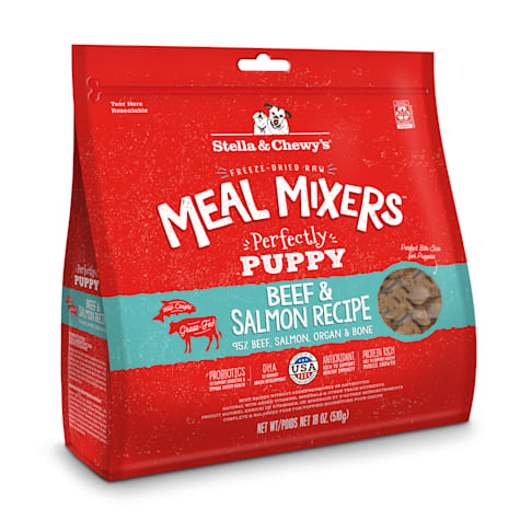 Stella & Chewy's Perfectly Beef & Salmon Recipe Meal Mixers Puppy Freeze Dried Food