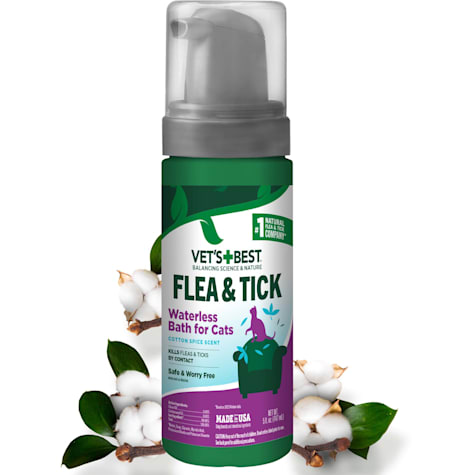 Vet's Best Flea & Tick Cat Waterless Bath