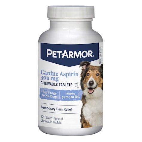 PetArmor Canine Aspirin Chewable Tablets for Large to XL Dogs