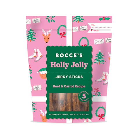 Bocce's Bakery Holly Jolly Jerky Sticks Dog Treats