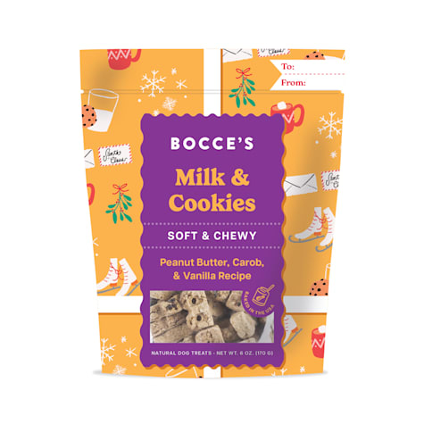Bocce's Bakery Milk n Cookies Soft & Chewy Dog Treats