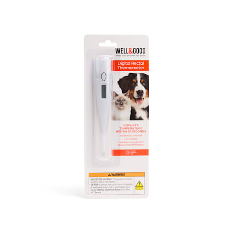 Well & Good Digital Rectal Thermometer for Dogs & Cats