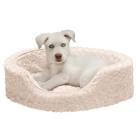 FurHaven Ultra Plush Oval Dog Bed