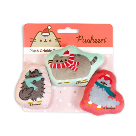 Pusheen Plush Crinkle Cat Toy