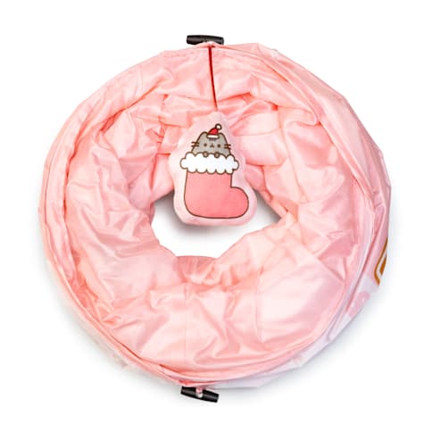 Pusheen Holiday Gingerbread Collaspsing Cat Tunnel