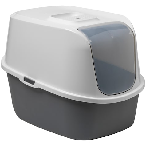 Moderna Gray Enclosed Litter Box for Cats