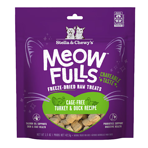 Stella & Chewy's Meowfulls Turkey & Duck Recipe Freeze Dried Cat Treats